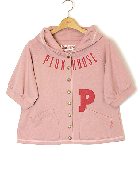 【OUTLET】Ｐロゴ＆ネーム使いパーカー｜ピンクハウスオフィシャルオンラインストア｜PINK HOUSE OFFICIAL ONLINE STORE