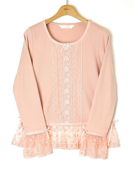 【OUTLET】Misty Roses Lace Mixカットソー
