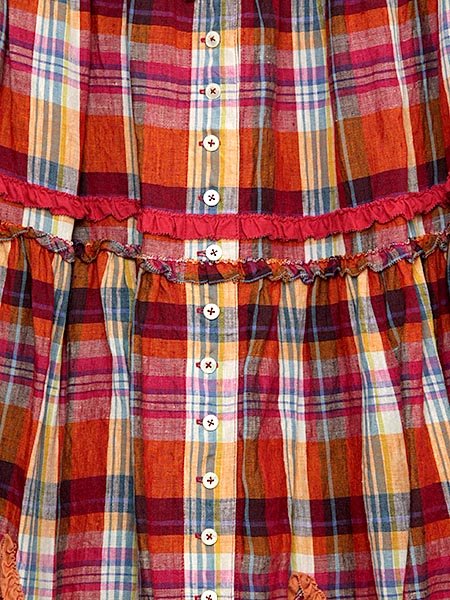 マドラスチェックスカート ピンクハウスオフィシャルオンラインストア Pink House Official Online Store