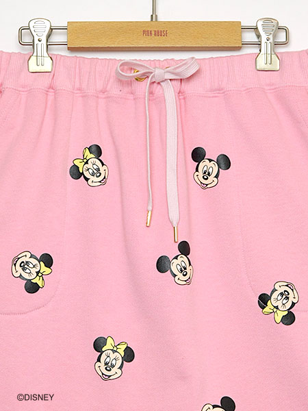 オンライン先行販売 ミッキー ミニー プリントスウェットスカート ピンクハウスオフィシャルオンラインストア Pink House Official Online Store