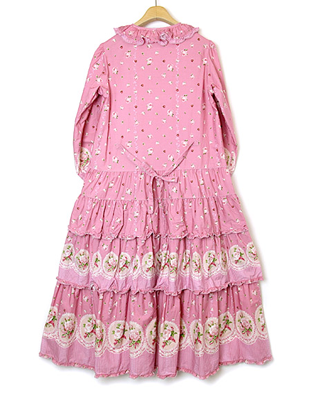 ローズガーデナープリントワンピース ピンクハウスオフィシャルオンラインストア Pink House Official Online Store