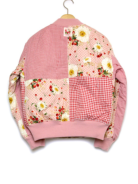 雛菊とさくらんぼ刺繍入りリバーシブルブルゾン ピンクハウスオフィシャルオンラインストア Pink House Official Online Store