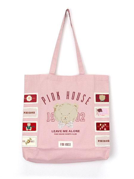 顔くまプリントトートバッグ ピンクハウスオフィシャルオンラインストア Pink House Official Online Store