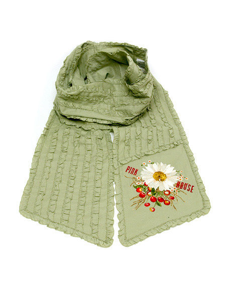 雛菊とさくらんぼ刺繍入りストール ピンクハウスオフィシャルオンラインストア Pink House Official Online Store