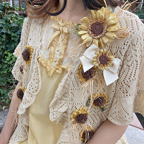 ピンクハウス 刺繍 ネイビーリボン ブルゾン Sjut Ac Tz