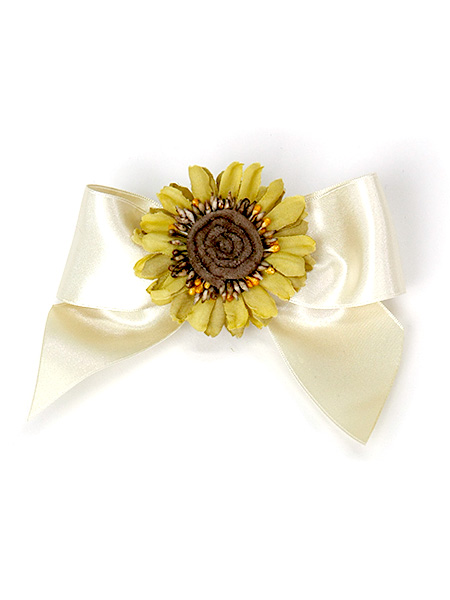 超激安特価 Pink Houseひまわりリボンバレッタ Swiss Altermed Ch