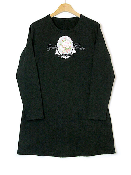 ローズガーデナープリントスウェットチュニック ピンクハウスオフィシャルオンラインストア Pink House Official Online Store