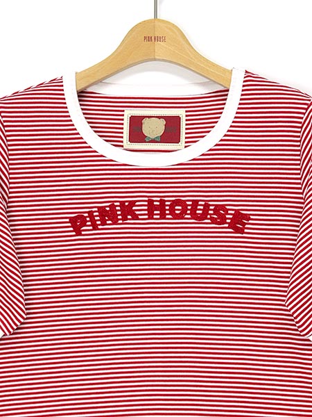 ロゴ入りボーダーカットソー ピンクハウスオフィシャルオンラインストア Pink House Official Online Store