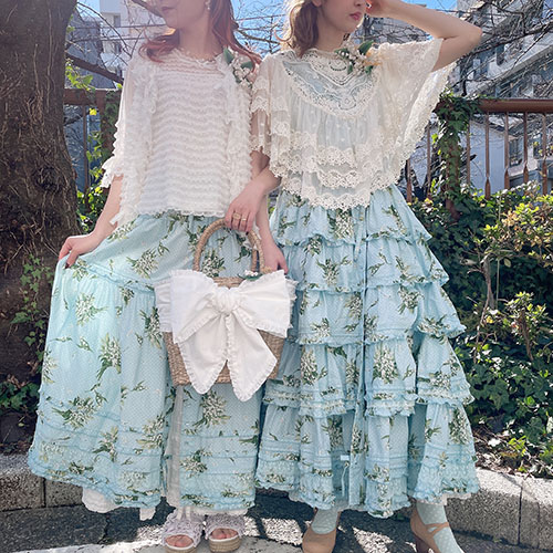 鈴蘭水玉プリントノースリーブワンピース ピンクハウスオフィシャルオンラインストア Pink House Official Online Store