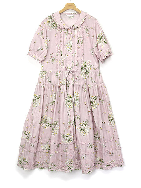 リリープリントワンピース ピンクハウスオフィシャルオンラインストア Pink House Official Online Store リリープリントワンピース ピンクハウスオフィシャルオンラインストア Pink House Official Online Store