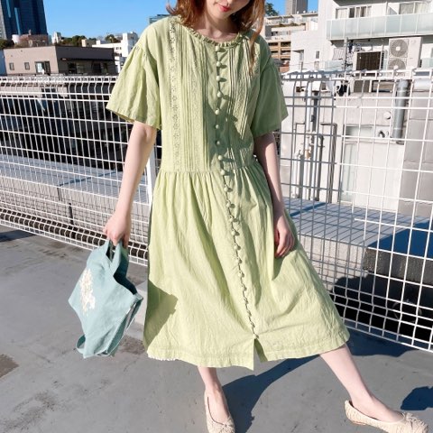 ダンガリーワンピース ピンクハウスオフィシャルオンラインストア Pink House Official Online Store