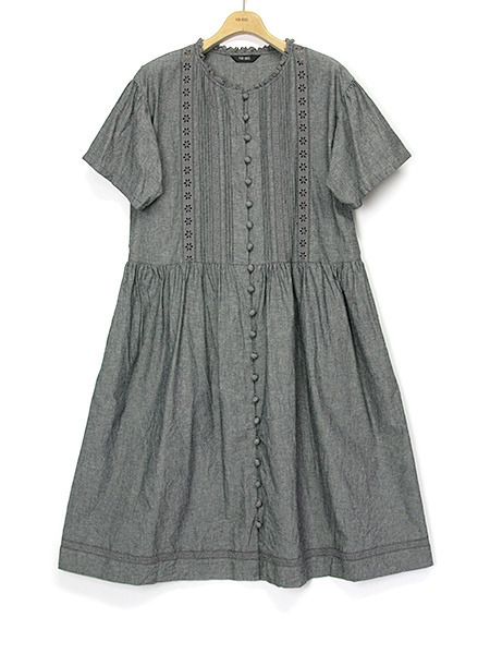 から厳選した ピンクハウスダンガリーワンピース ロングワンピース