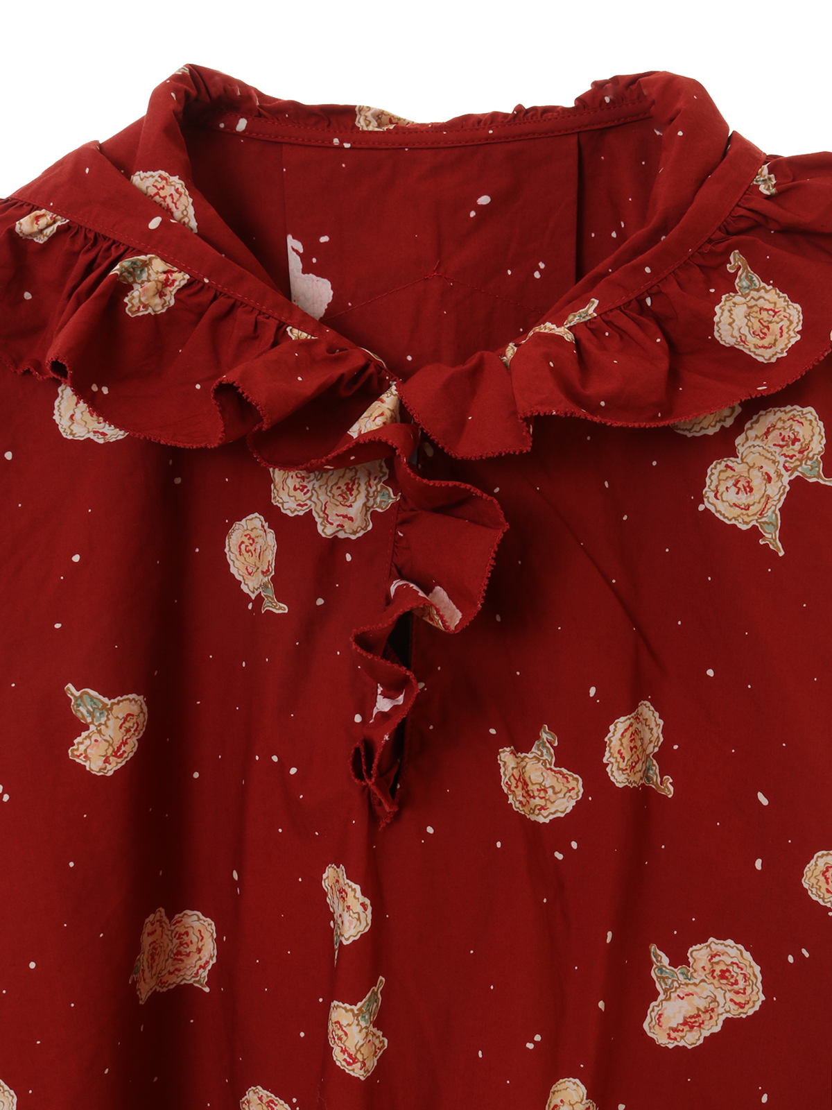 OUTLET】Carnation print frill blouse｜ピンクハウスオフィシャル