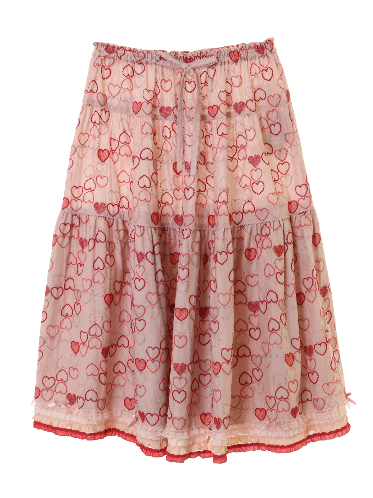 ハートステッチレーススカート ピンクハウスオフィシャルオンラインストア Pink House Official Online Store