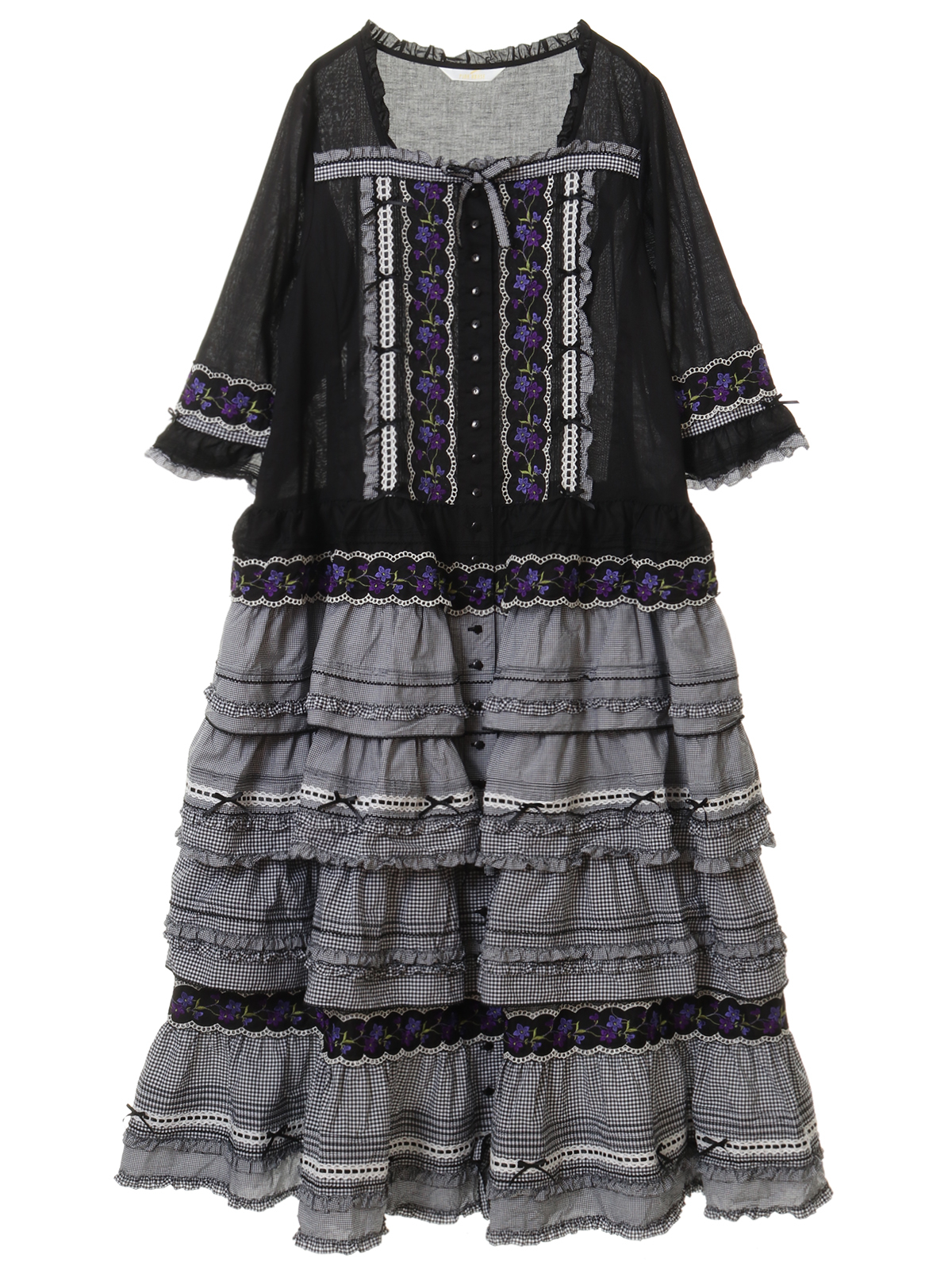 バイオレットレース使いワンピース ピンクハウスオフィシャルオンラインストア Pink House Official Online Store