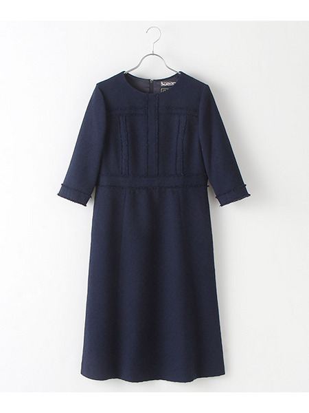 リントンコットンバスケットツイードワンピース ピンクハウスオフィシャルオンラインストア Pink House Official Online Store