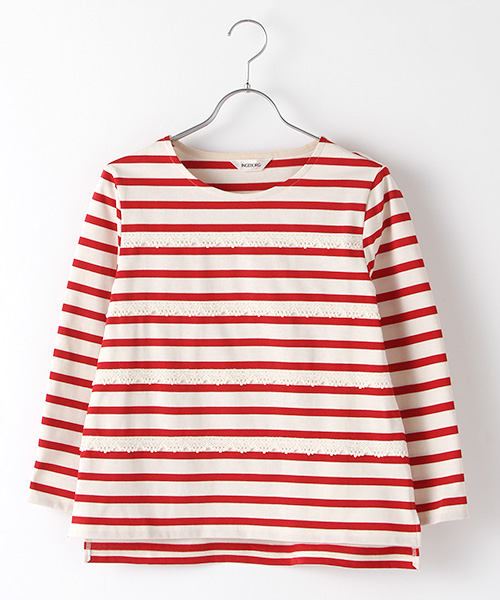 レース ボーダーカットソー ピンクハウスオフィシャルオンラインストア Pink House Official Online Store
