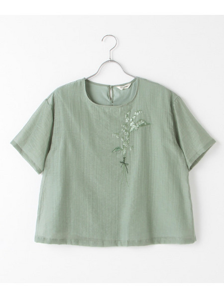 スズラン刺繍ポイントカットソー ピンクハウスオフィシャルオンラインストア Pink House Official Online Store