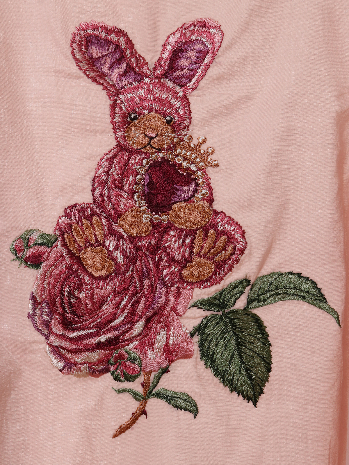 ピンクハウス♡うさぎ刺繍ストール♡ウサギの刺繍が
