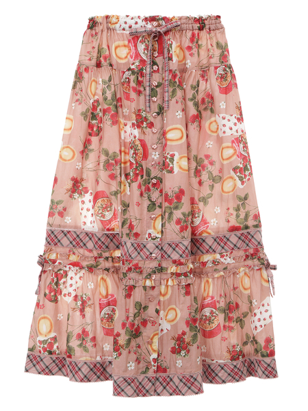 【OUTLET】スカーレットキャンドルプリントスカート
