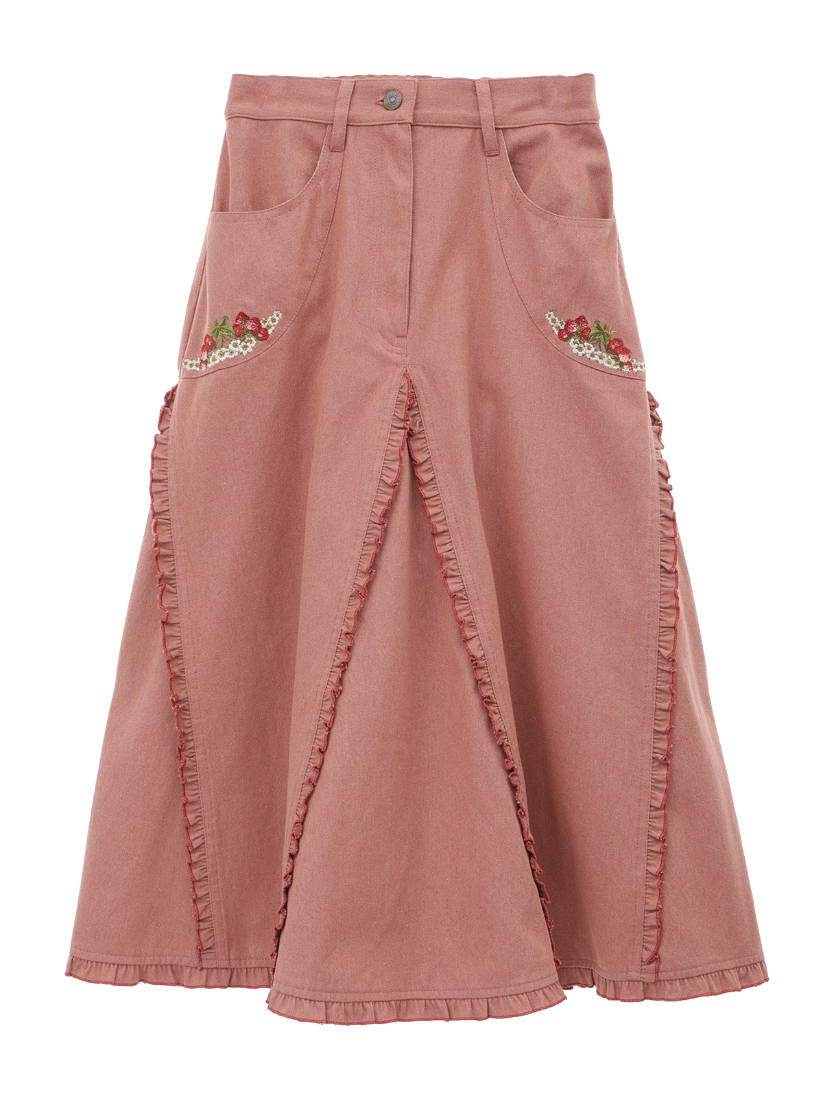 極美品✨ ピンクハウス ティアード 段々 フリル ロング スカート 