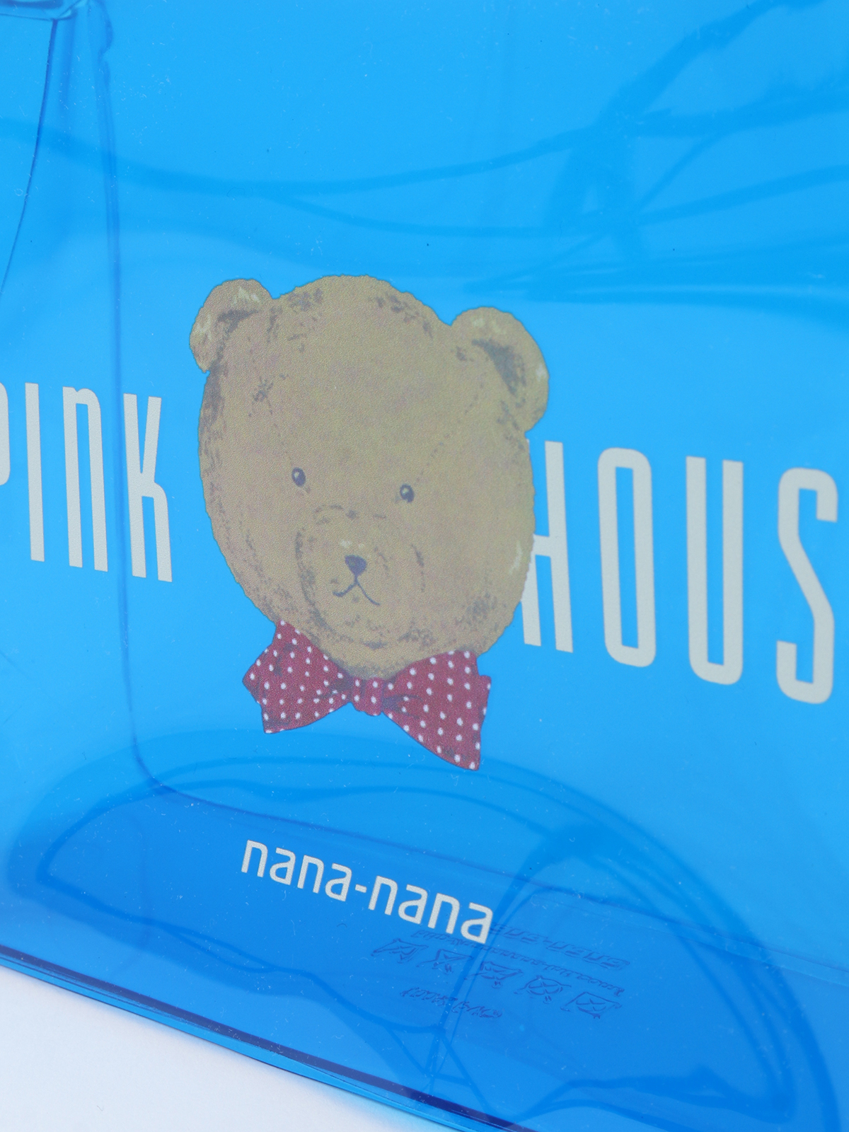【PINK HOUSE×nana-nana】顔クマB6PVCショルダーバッグ