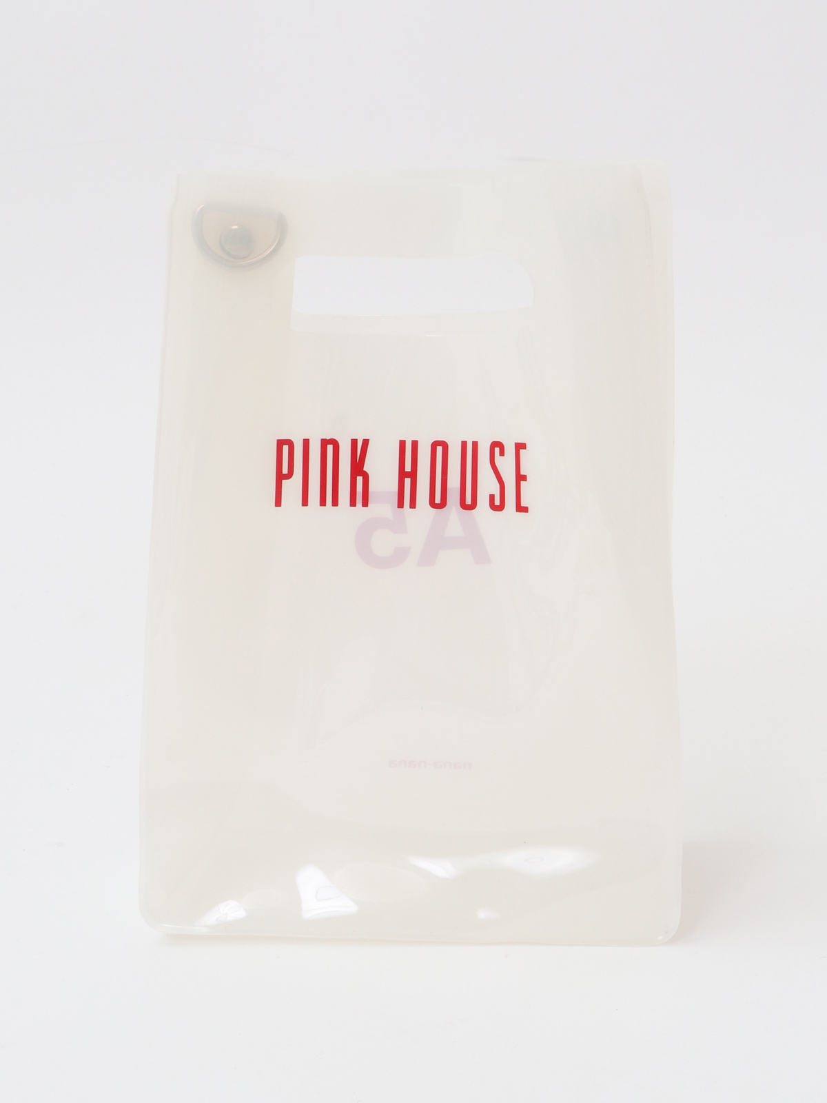 【PINK HOUSE×nana-nana】ロゴA5PVCショルダーバッグ