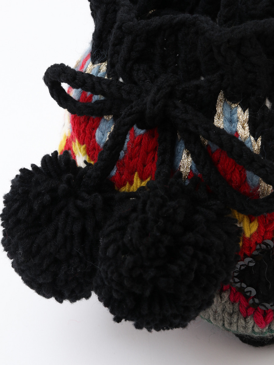 【KEITA MARUYAMA×PINK HOUSE】Handmade Knit バッグ 詳細画像