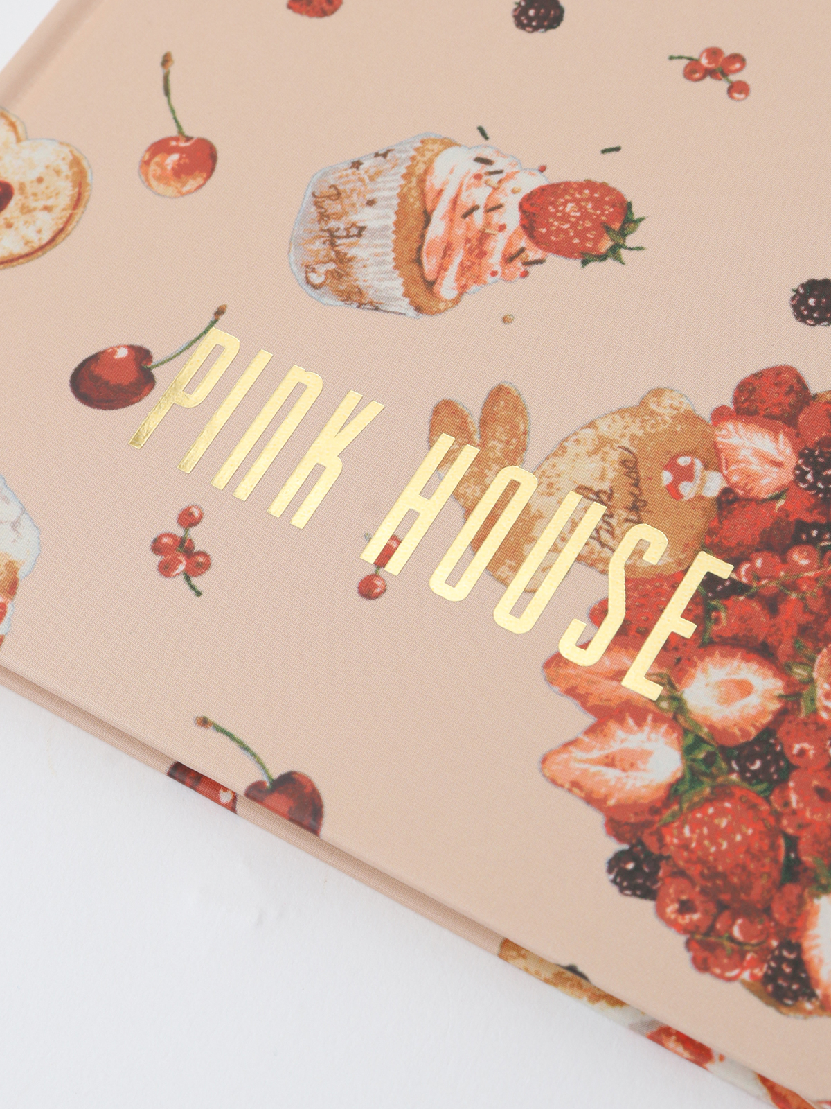 PINK HOUSE イチゴリボン花柄ワンピース