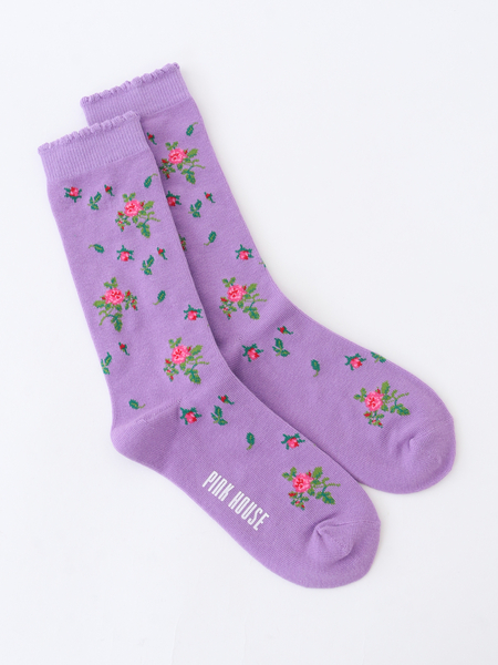 little sunny bite×PINK HOUSE  lsb floral socks