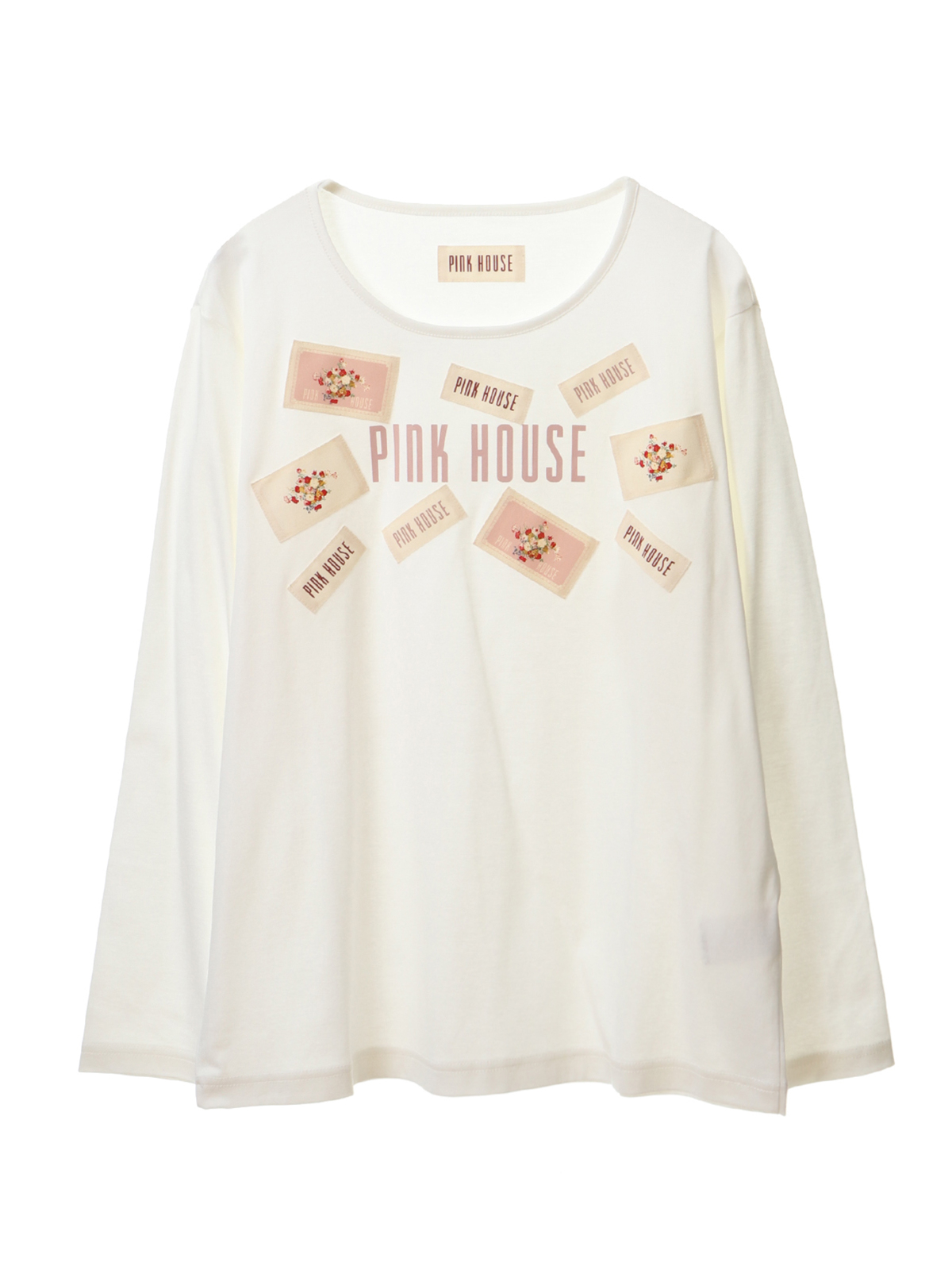 ピンクハウス♡ネームワッペンいっぱいメトロハット定価10,450円