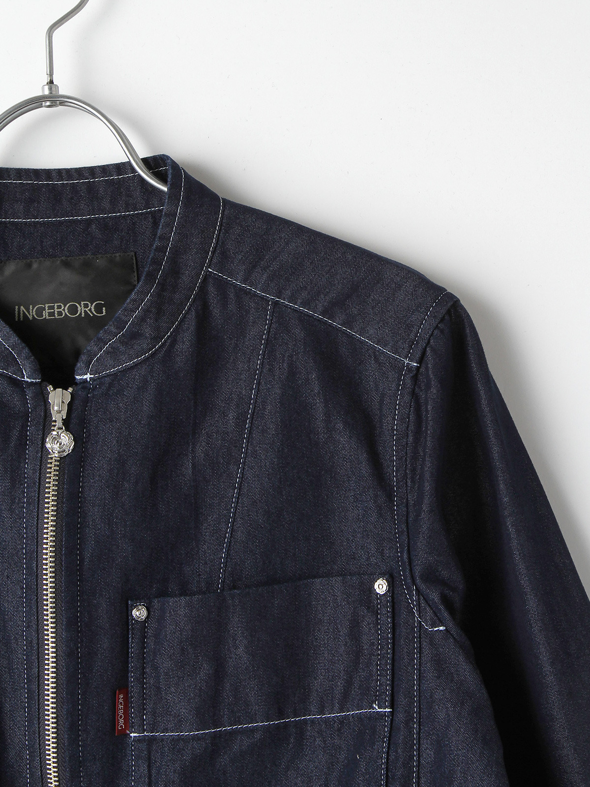 C Lライトデニムスタンドカラージャケット ピンクハウスオフィシャルオンラインストア Pink House Official Online Store