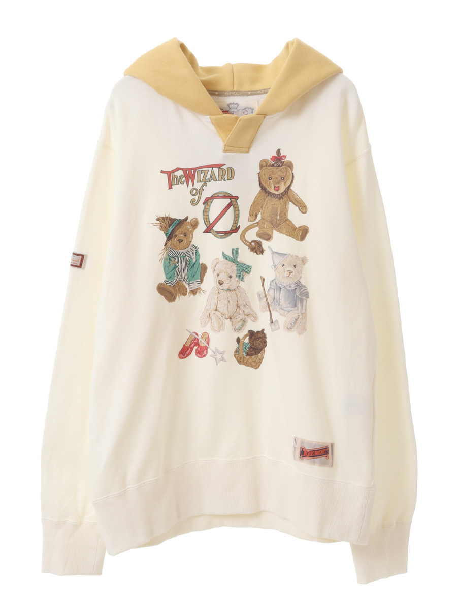 【OUTLET】Teddy Ozプリントフードトレーナー 詳細画像 キナリ 1