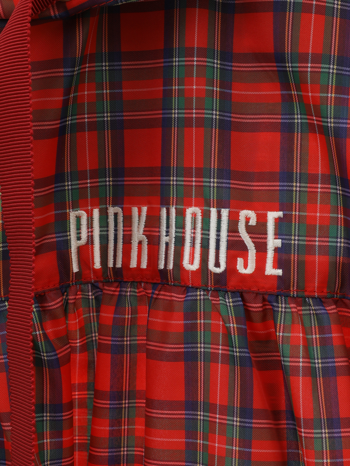 PINK HOUSE  黒チェック使いワンピース  ピンクハウス