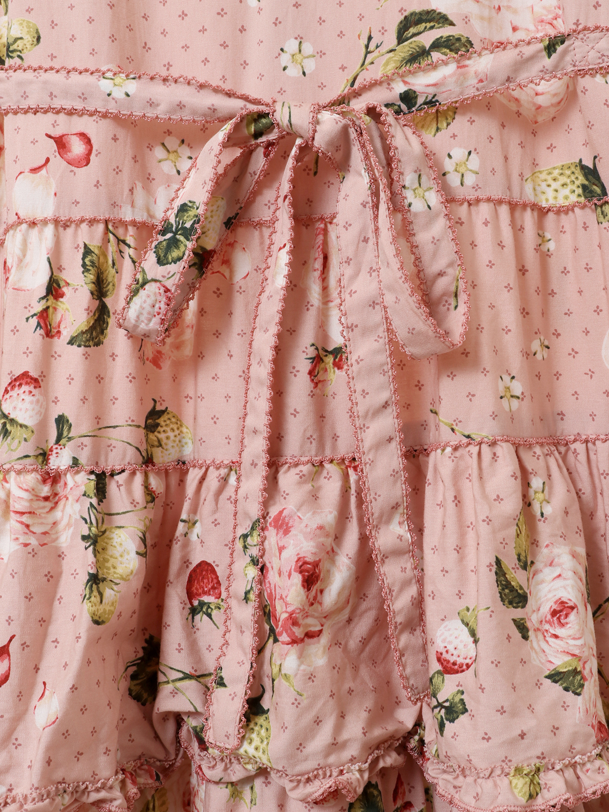 セット/コーデ秋セール‼️4 ピンクハウスのローズガーデナー柄ワンピースとバッグ