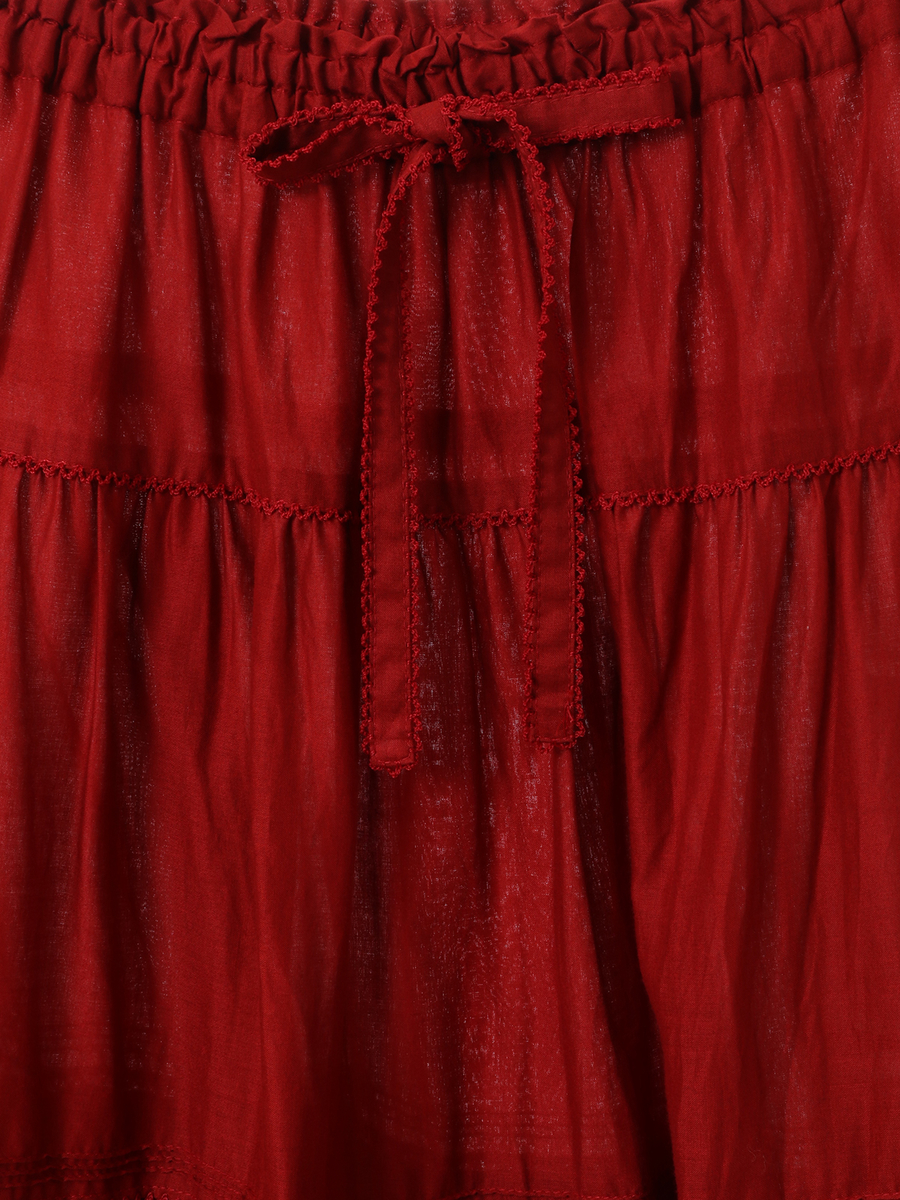 Rambler Berry Lace使いスカート 詳細画像 ブルーグレー 3