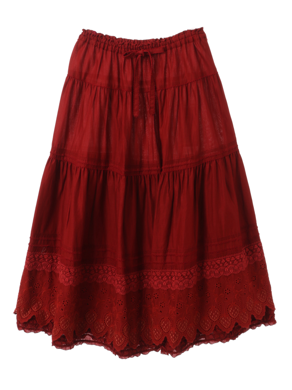 PINKHOUSE カーゴスカート 赤 - ロングスカート