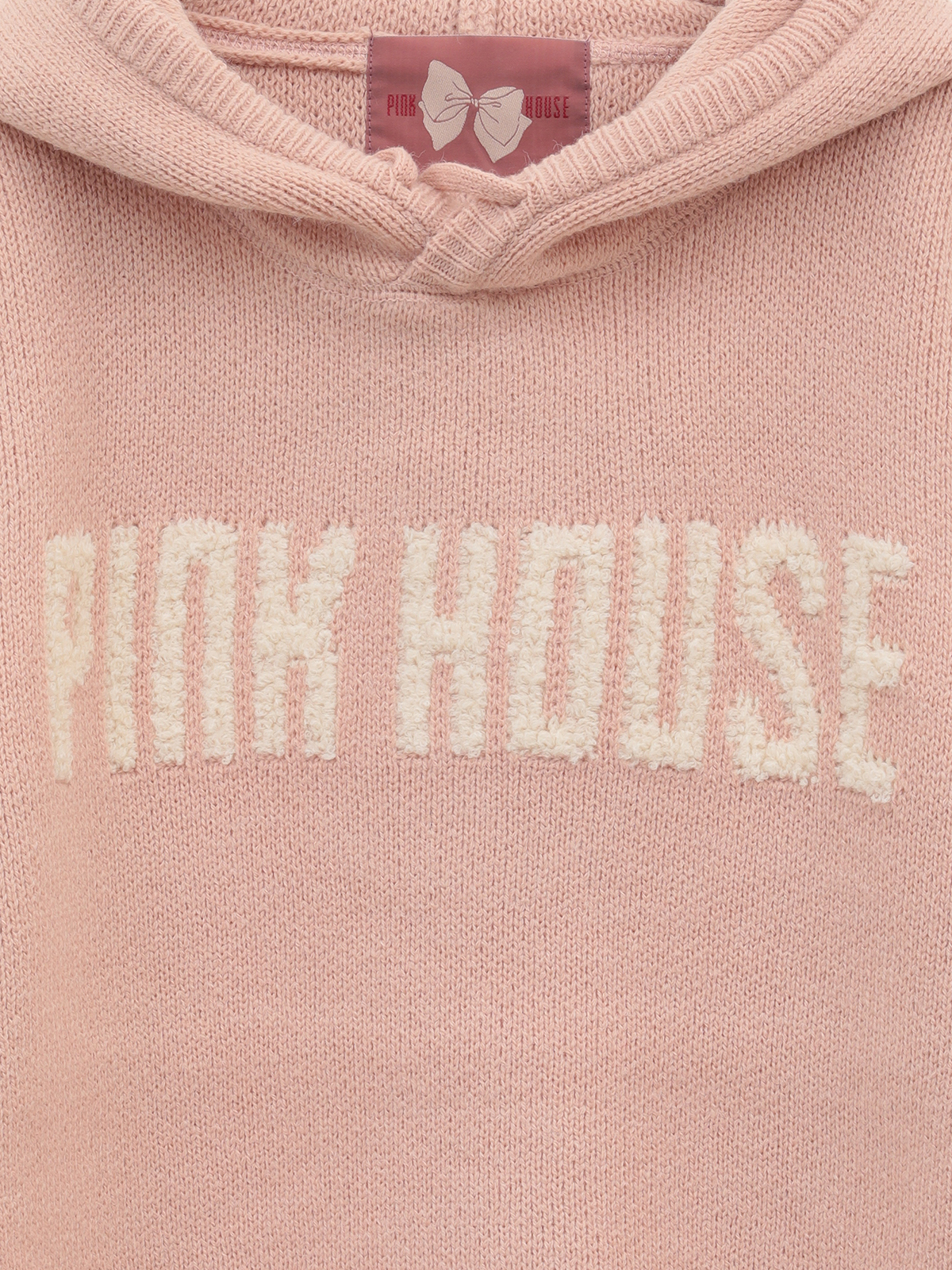 美品　PINK HOUSE ピンクハウス　フリルパーカー　バックロゴ　グレー