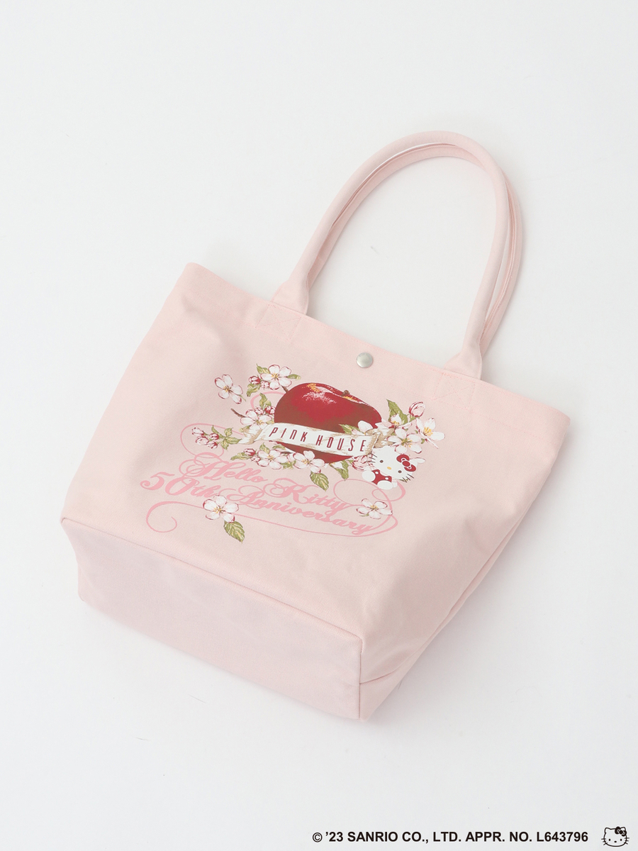 ピンクハウス♡ハローキティ♡刺繍デザインのトートバッグ コラボ