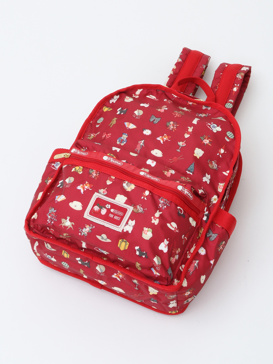 LeSportsac × PINK HOUSE  Pink House Favorites pt ROUTE SM BACKPACK 詳細画像 アカ 8