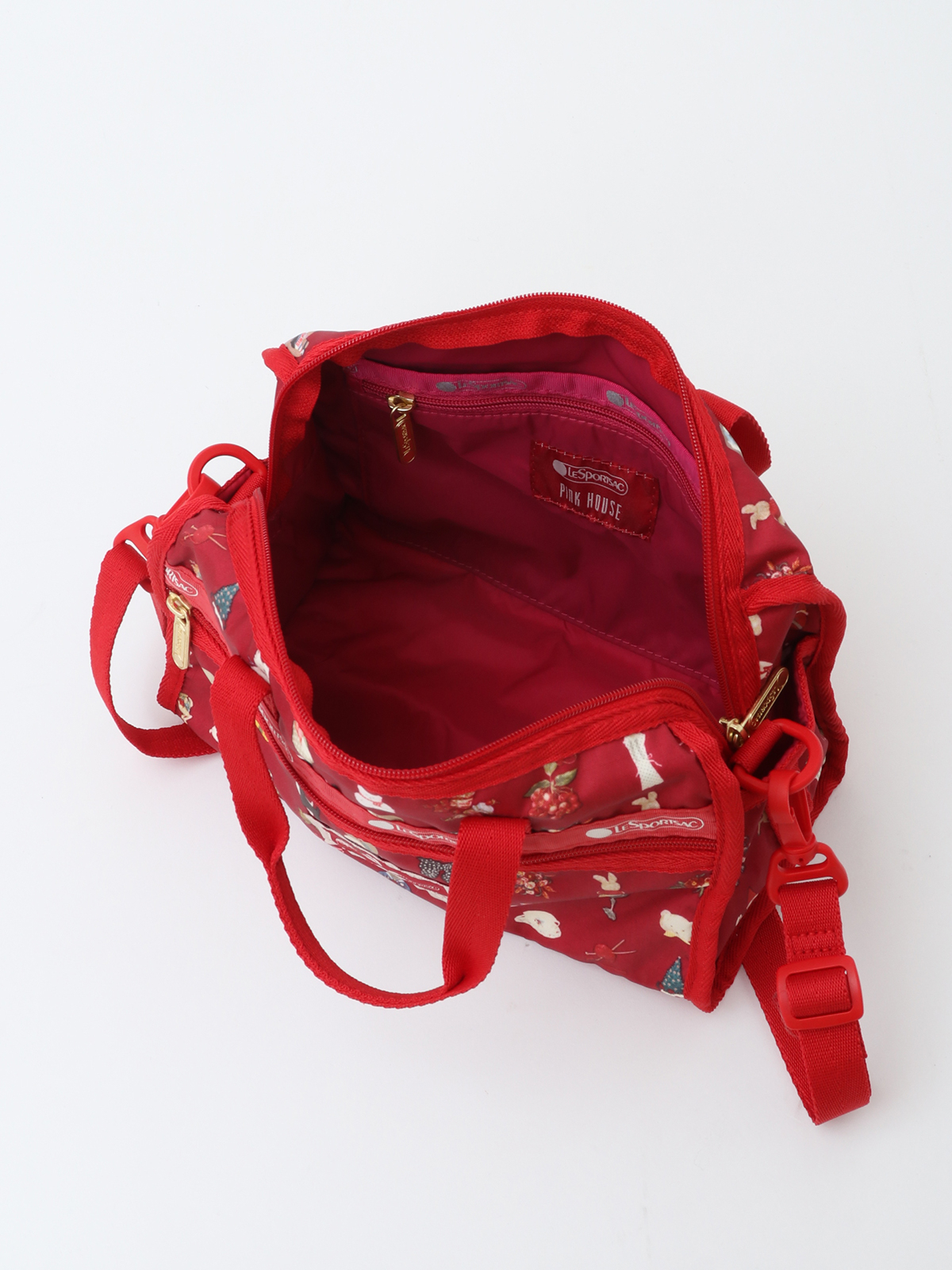 LeSportsac × PINK HOUSE ショルダーバック 赤 ☆新品 - ショルダーバッグ