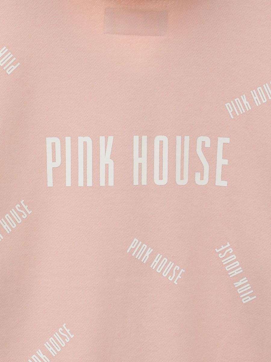 PINK HOUSEロゴランダムプリントパーカー 詳細画像