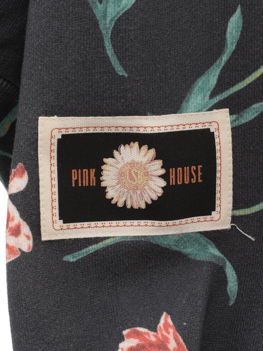little sunny bite×PINK HOUSE tulip print logo hoodie 詳細画像 イエロー 7