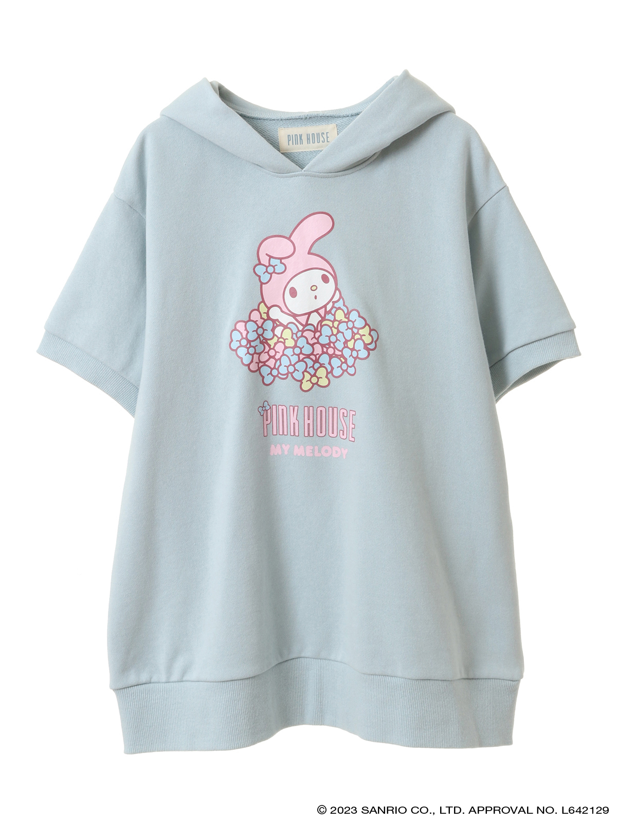 《完売品♡》ピンクハウス コットン100％リボン付きtシャツ
