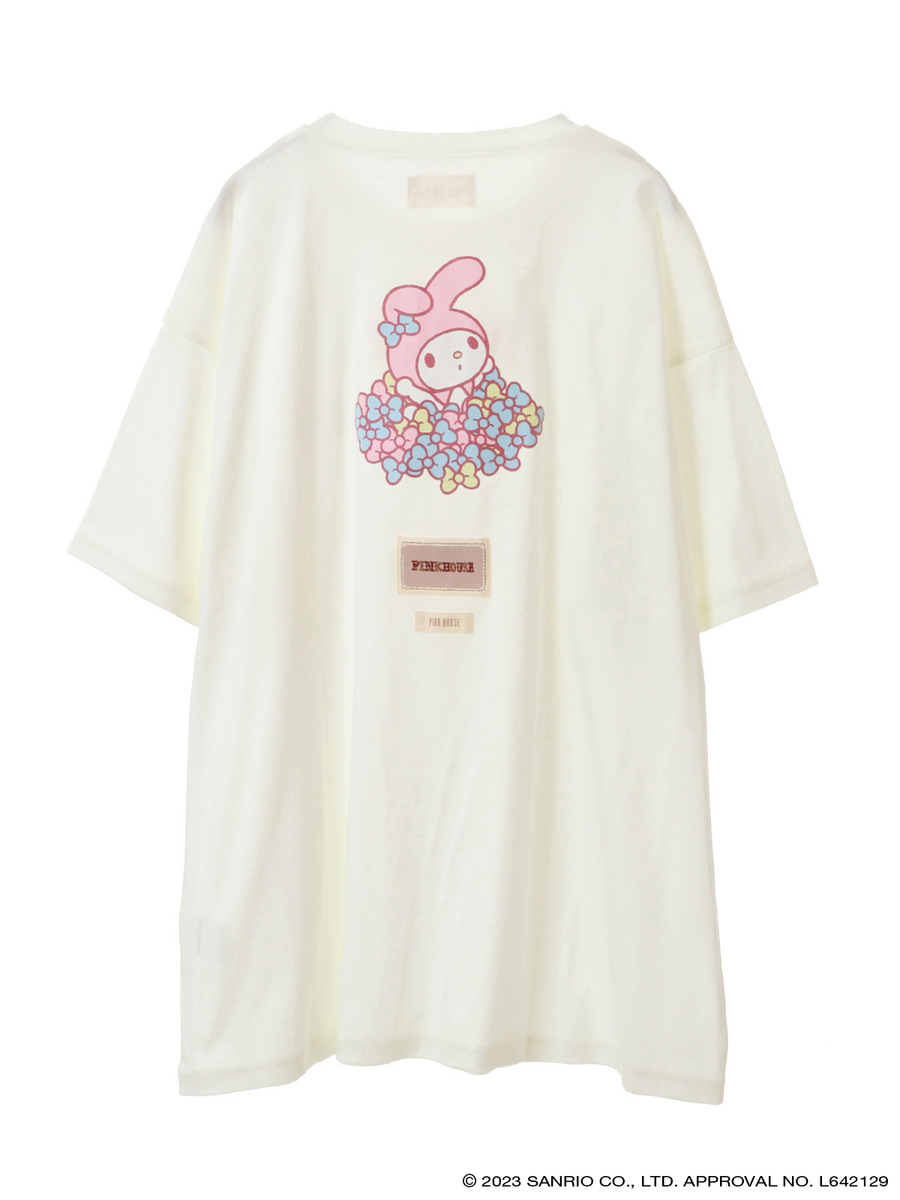 【メルローズ50周年限定】PINK HOUSE×マイメロディ プリントTシャツ 詳細画像 キナリ・リボン 18