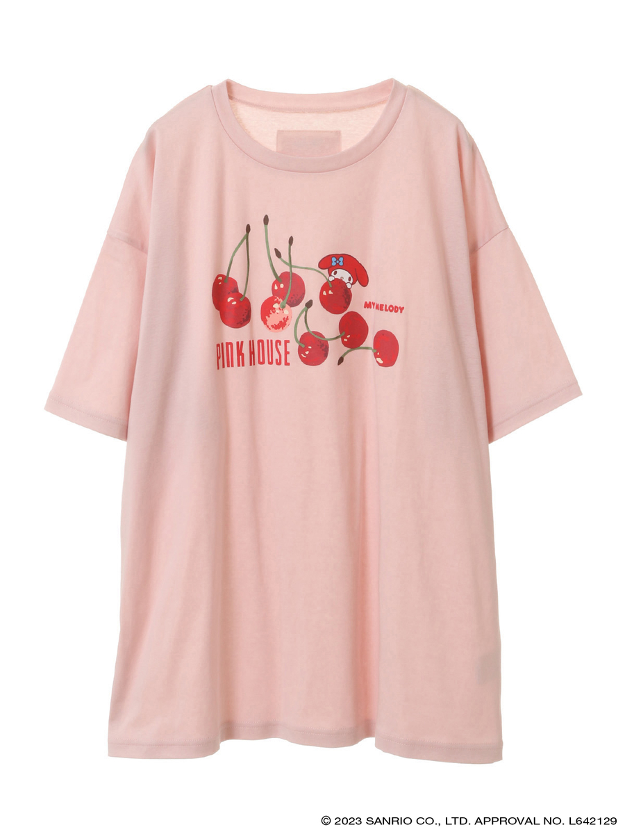 PINK HOUSE×マイメロディ プリントTシャツ 詳細画像 ピンク・チェリー 1