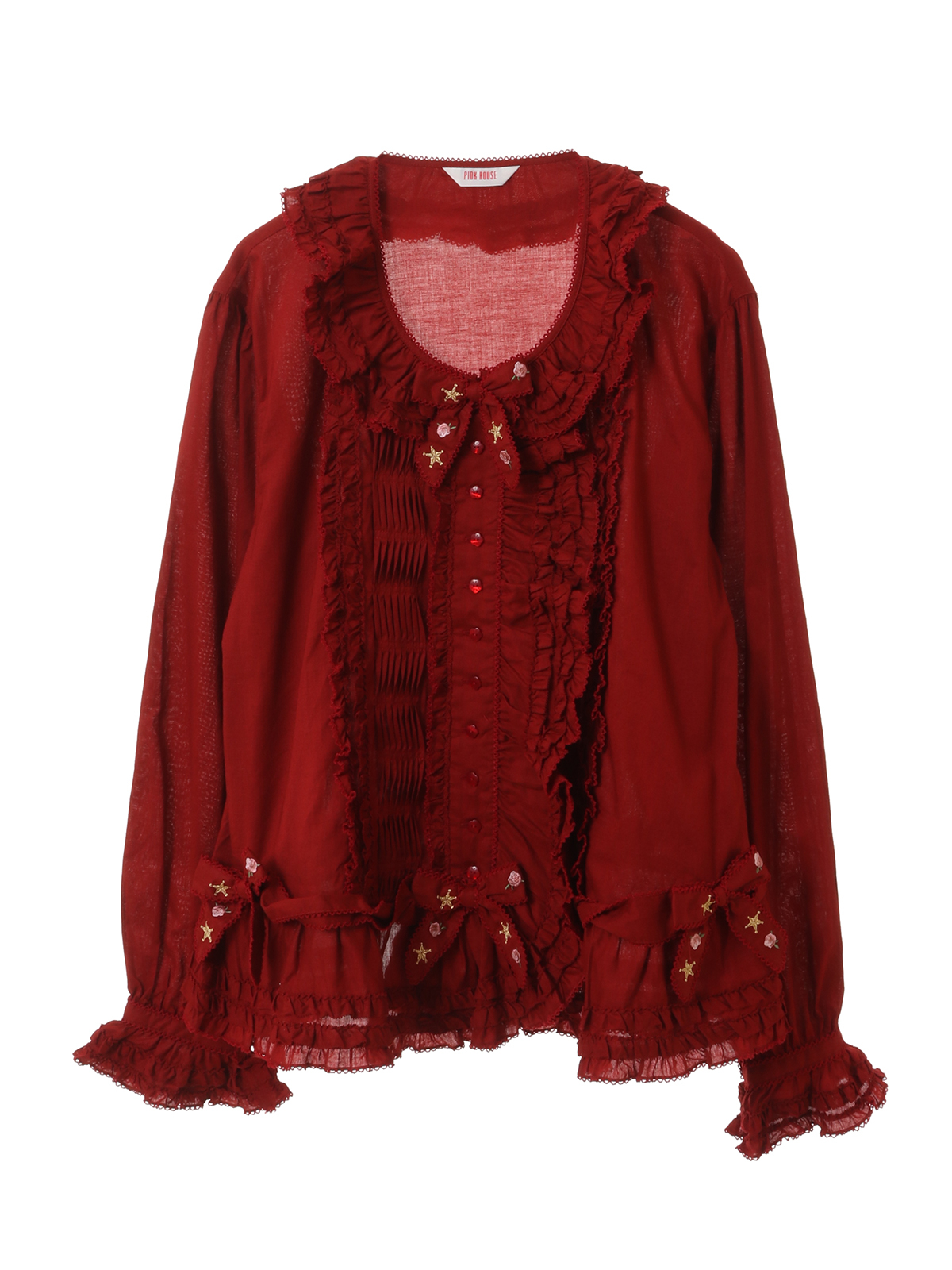 レディースピンクハウス今春発売❗️定価8万3600円　オーバーブラウス＆スカートのセット