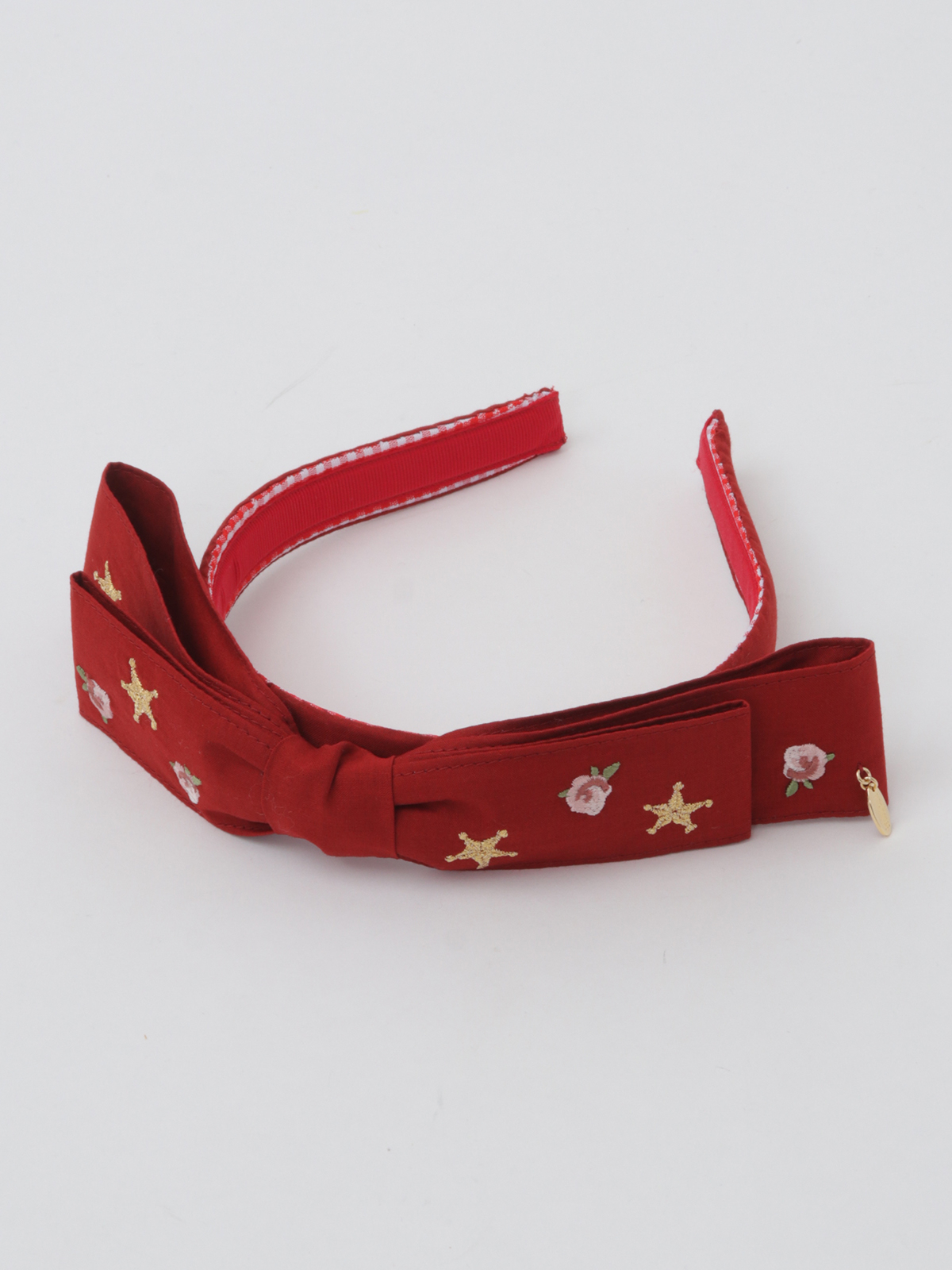 花と星刺繍リボン付きカチューシャ｜ピンクハウスオフィシャル