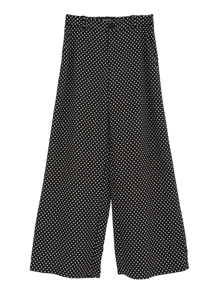 【OUTLET】【INGEBORG×Vermeerist BEAMS】ワイドパンツ 詳細画像 ブラック 1