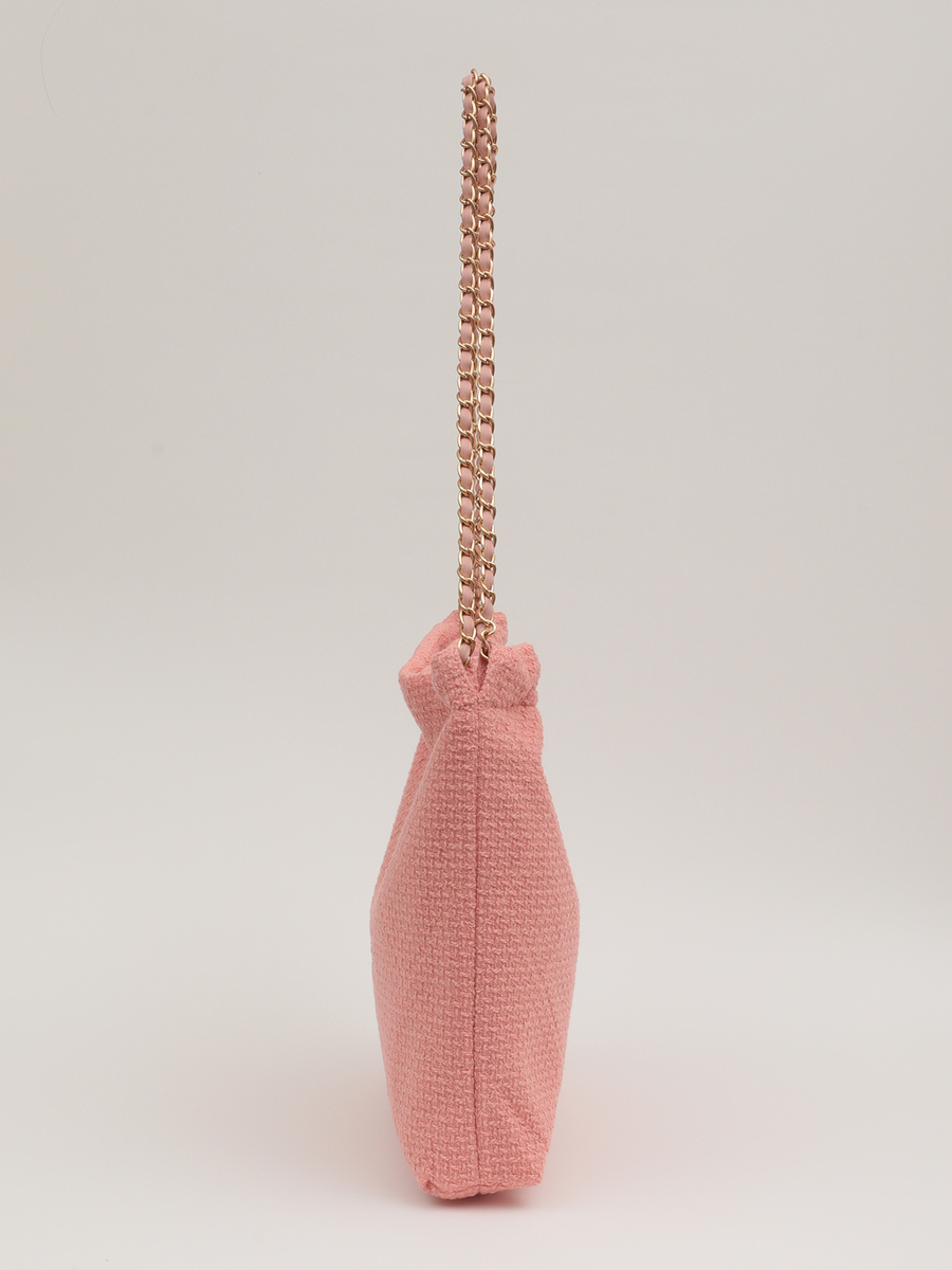 【OUTLET】尾州ツイードキルティングバッグ 詳細画像 ピンク 2